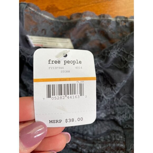 Free People Intimately Storm Bandeau Tube Lace Strapless Stretch Bralette S - Picture 4 of 9